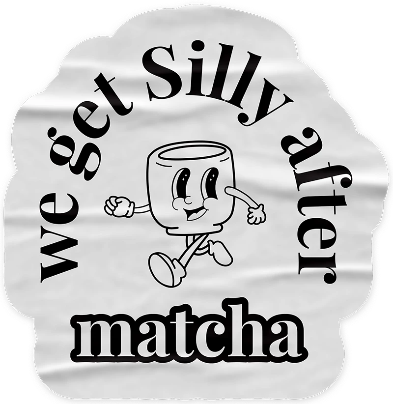Matcha Illustration Sticker 